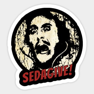 Young Frankenstein "Sedagive" Sticker